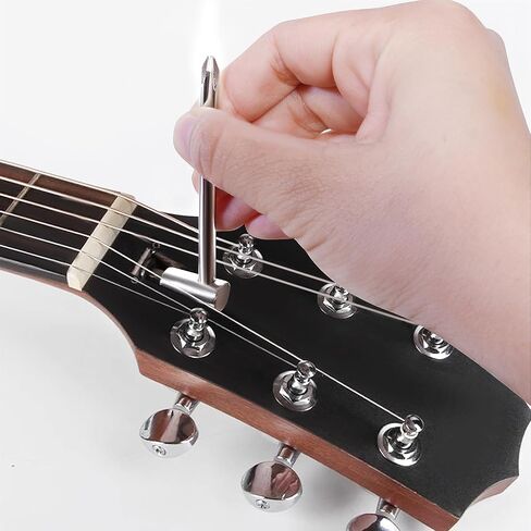 11 Pieces Guitar Allen Wrench Set Including 4mm & 5mm Lengthened Ball End Truss Rod Wrench, for Most Guitar & Bass Neck Truss Rod Bridge Nut Locking Screw Adjustment in Saudi Arabia