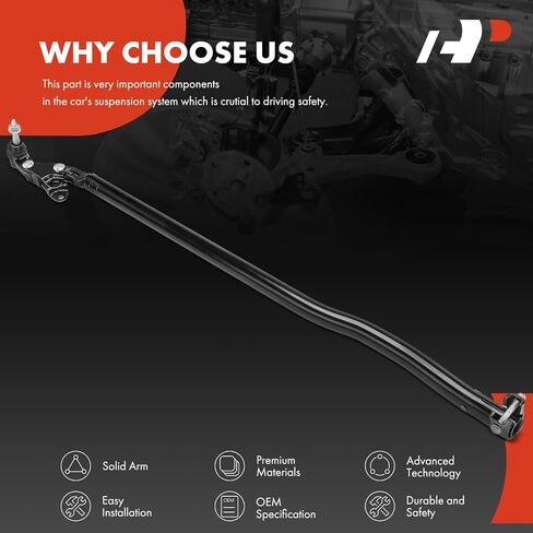 A-Premium Front Outer Right Tie Rod End, Compatible with Jeep JL Series Wrangler 2018-2024, JT Series Gladiator 2020-2024 in Saudi Arabia
