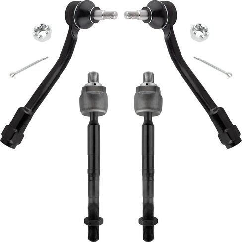 EV800299 ES800371 ES800372 Front Inner & Outer Tie Rod Ends for Hyundai Entourage 2007-2009 Kia Sedona 2006-2012, Pack of 4 in Saudi Arabia