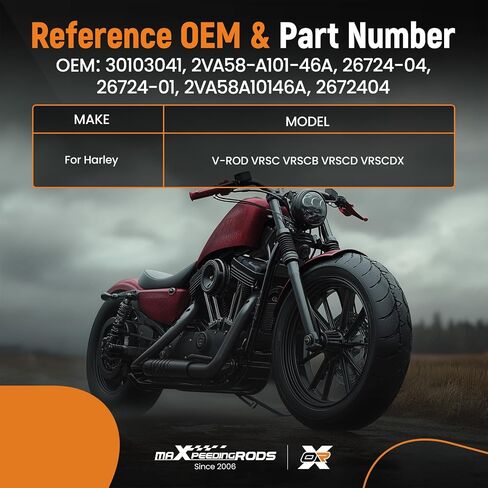 maXpeedingrods Engine Radiator Cooling Fan Assembly for Harley V-ROD/VRSCDX 30103041 in Saudi Arabia