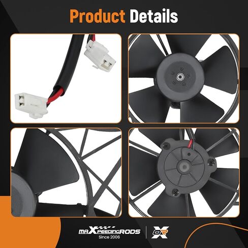 maXpeedingrods Engine Radiator Cooling Fan Assembly for Harley V-ROD/VRSCDX 30103041 in Saudi Arabia