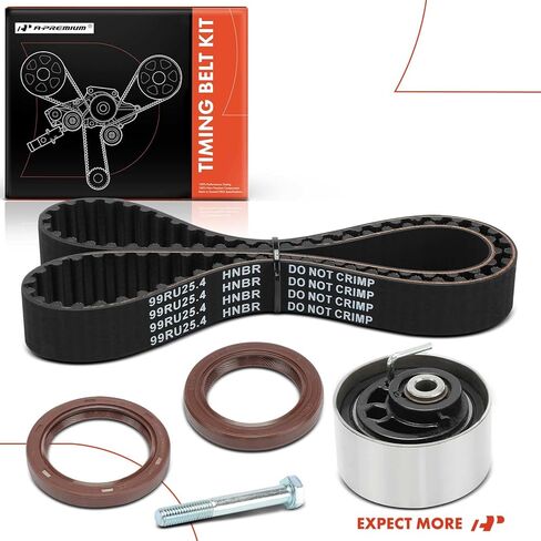 A-Premium Engine Timing Belt Kit Compatible with Ford Focus 2000-2004, Escort 1997-2002 & Mercury Tracer 1997-1999 - 2.0L in Saudi Arabia
