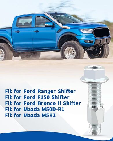 Shifter Mounting Bolt Nut Fit for Ford Ranger F150 Bronco II Shifter, Fit for Mazda M50D-R1 M5R2, Stainless Steel in Saudi Arabia