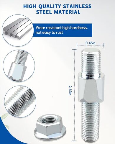 Shifter Mounting Bolt Nut Fit for Ford Ranger F150 Bronco II Shifter, Fit for Mazda M50D-R1 M5R2, Stainless Steel in Saudi Arabia