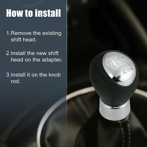 X AUTOHAUX 6 سرعة مقبض يدوي ناقل الحركة عصا رئيس رافعة لمازدا 3 5 6 323 626 RX8 البلاستيك الأسود شيفتر المقبض in Saudi Arabia