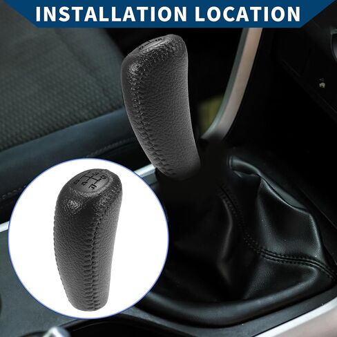 5 Speed Manual Gear Shift Knob for Acura Integra 1994-2001 / Front Automotive Gearbox Stick Shifter Lever Knob Durable Plastic / 1 Pcs Black in Saudi Arabia