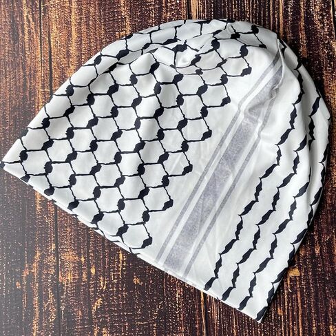 Palestinian Beanie Cap Fashion Skull Cap Folk Pattern Hat for Outdoor Sports Running Cycling Work Causal Daily in Saudi Arabia