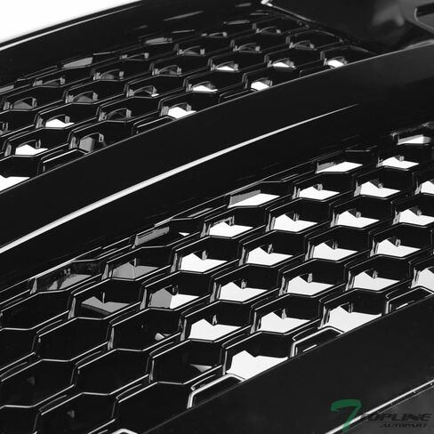7422452653628 Compatible With 2013-2018 Dodge Ram 1500/2019-2022 Classic Matte Black OE Honeycomb Mesh Front Bumper Grill Grille With Emblem Base in Saudi Arabia