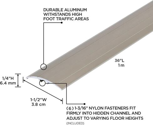 M-D Building Products 43811 36-Inch MultiFloor Transitions with Hidden Fasteners in Saudi Arabia
