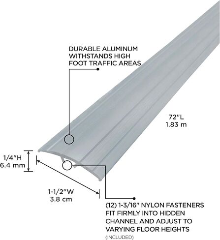M-D Building Products 43811 36-Inch MultiFloor Transitions with Hidden Fasteners in Saudi Arabia