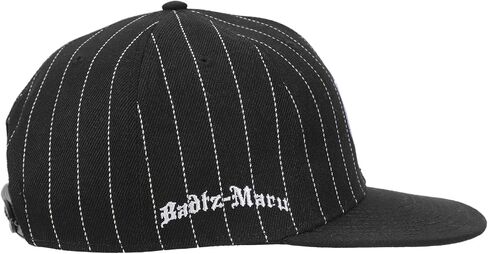 Badtz-Maru Embroidered Character Face Black Striped Poly Wool Baseball Hat in Saudi Arabia