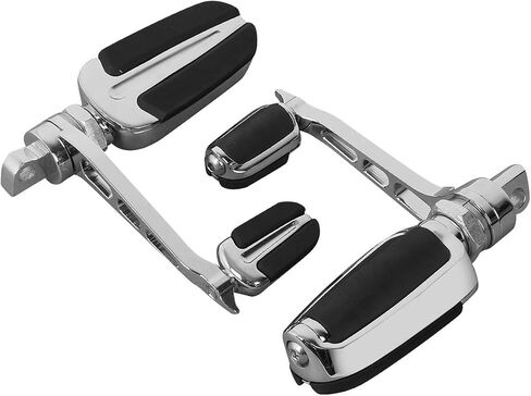 TCT-MT Slipstream Male Mount Foot Pegs W/Heel Rest Fits for Harley Dyna FXDF Fat Bob FXDC in Saudi Arabia