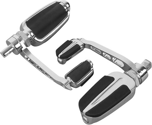 TCT-MT Slipstream Male Mount Foot Pegs W/Heel Rest Fits for Harley Dyna FXDF Fat Bob FXDC in Saudi Arabia