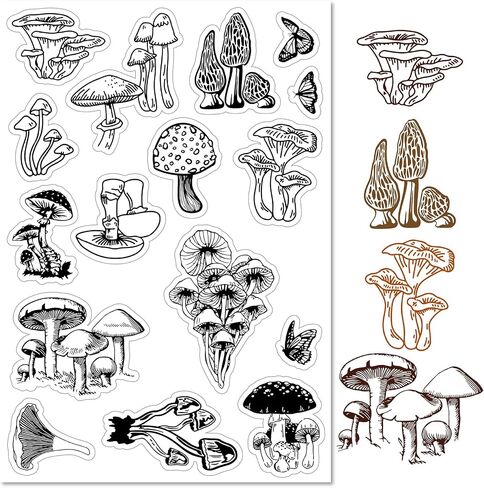 CRASPIRE Coffee Tea Stain Clear Rubber Stamps Vintage Circle Dot Transparent Silicone Seals Stamp for Journaling Card Making Friends DIY Scrapbooking Photo Frame Album Decoration in Saudi Arabia