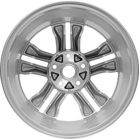 Factory Wheel Replacement New 17x7 inches 17 Inch Premium Aluminum Alloy Wheel Rim for Nissan Rogue 2011 2012 2013 2014 2015 | ALY62574U20N | Direct Fit - OE Stock Specs, Silver in Saudi Arabia