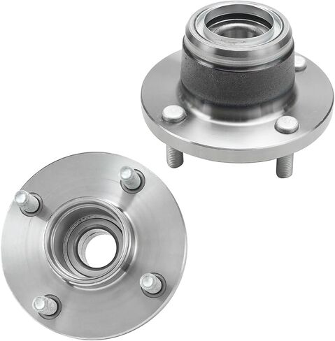 Detroit Axle - Rear 2pc Wheel Bearing Hubs for 2001 2002 2003 2004 2005 2006 2007 Ford Focus, 2 Complete Wheel Bearing and Hubs Assembly Replacement in Saudi Arabia