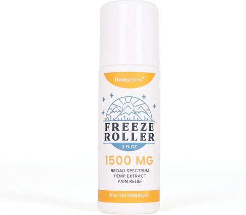 Freeze Roller - Roller Gel - Cold Therapy Roll-On w/ 1500mg Aloe, Menthol (1 Pack) in Saudi Arabia