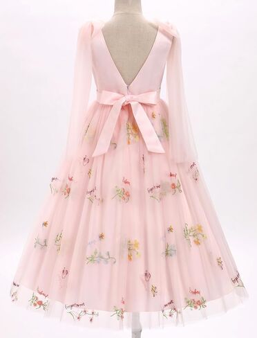 Flower Girl Dress Sleeveless Satin Princess Dress for Birthday Wedding Party Formal Pageant Dresses for Girls in Kuwait