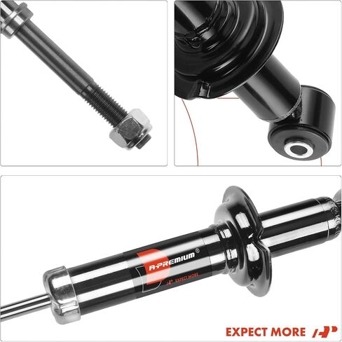 A-Premium Rear Pair (2) Shock Absorber Strut Assembly Compatible with Mitsubishi Outlander 2005 2006, Driver and Passenger Side in Saudi Arabia