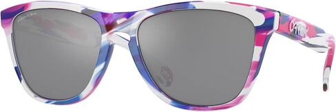 Oakley Men's Oo9245 Frogskins Collection Low Bridge Fit Square Sunglasses, Kokoro/Prizm Black, 54 mm in Saudi Arabia