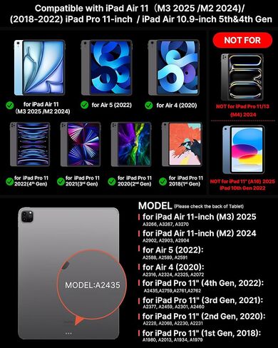 حافظة لوحة مفاتيح typecase لجهاز iPad Pro 13 بوصة (M4) 2024، لوحة مفاتيح سحرية مع إضاءة خلفية 11 لونًا لجهاز iPad Pro 13، حافظة لوحة مفاتيح مع حامل أقلام رصاص، لوحة تتبع متعددة اللمس، حامل مغناطيسي سهل الضبط، أرجواني فاتح in Kuwait