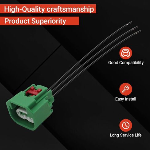 Headlight Connector Wiring Harness 68064997AA Compatible with Dodge Chrysler Jeep Headlight DRL Parking Light H13 9008 (2 Pcs) in Saudi Arabia