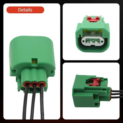 Headlight Connector Wiring Harness 68064997AA Compatible with Dodge Chrysler Jeep Headlight DRL Parking Light H13 9008 (2 Pcs) in Saudi Arabia