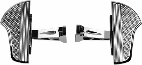 Motorcycle Passenger Footboard Rear Floorboards Foot Rests Fits for Harley Davidson Freewheeler FLRT Revival FLH CVO Road King Electra Street Glide Chrome in Kuwait