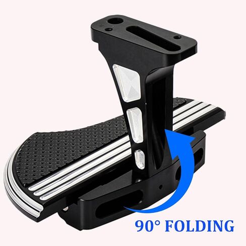 Motorcycle Passenger Footboard Rear Floorboards Foot Rests Fits for Harley Davidson Freewheeler FLRT Revival FLH CVO Road King Electra Street Glide Chrome in Kuwait