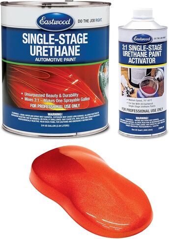 Eastwood 3:1 Tropical Sunset Orange Pearl Single Stage Automotive Spray Paint 1 Sprayable Gallon Kit in Saudi Arabia