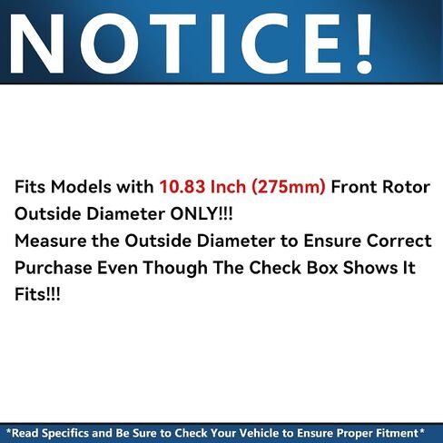 Detroit Axle - Brake Kit for 2006-2018 Toyota RAV4 2010-12 Lexus HS250h Disc Brake Rotors Ceramic Brakes Pads Replacement : 10.83" inch Front & 11.06" inch Rear Rotor in Saudi Arabia