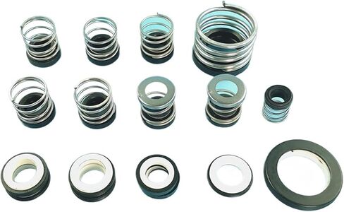 1pcs 156 Series Fit 8 10 12 14 15 16mm OD Shaft Water Pump Mechanical Shaft Seal Single Coil Spring For Self-priming Pump(14mm) in Saudi Arabia