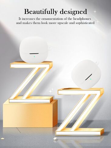 متوافق مع سماعات الأذن اللاسلكية QCY MeloBuds Pro True Wireless (2024) غطاء حماية من السيليكون الناعم مع سلسلة مفاتيح ومجموعة تنظيف وحبل قصير، غطاء مقاوم للصدمات لسماعات الأذن QCY MeloBuds Pro - أسود in Saudi Arabia