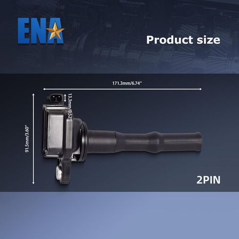 ENA Set of 6 Ignition Coil Pack Compatible with Toyota Lexus Avalon Camry ES300 1994 1995 V6 3.0L Replacement for C968 UF204 90919-02211 90919-02214 in Saudi Arabia