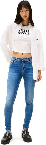 Tommy Jeans Women's Nora Mid Rise Skinny Jeans in Saudi Arabia
