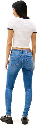 Tommy Jeans Women's Nora Mid Rise Skinny Jeans in Saudi Arabia