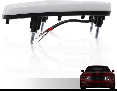 NJSBYL Front Grille DRL Led Running Lights for 2015 2016 2017 F0rd Mvstang Front Grille Hood Bumper White LED Mount Accent Daytime Lights Assembly OEM# FR3Z8200AA Replacement in Saudi Arabia