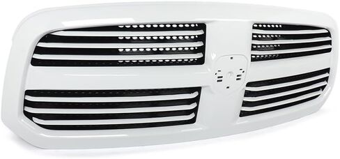 MIC Front Grille Grill Compatible with 2013-2018 Ram 1500 Big Horn (Bright White) in Saudi Arabia