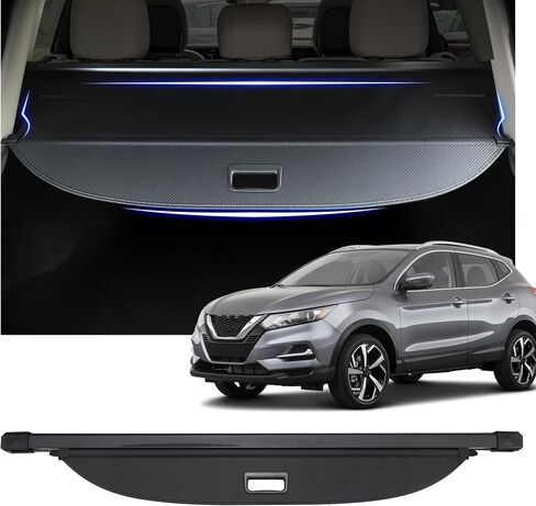 غطاء كارجو مناسب لملحقات Nissan Rogue 2021 2022 2023 2024 2025 (ليس لرياضة Rogue)، غطاء صندوق السيارة الخلفي القابل للسحب، غطاء حماية للأمتعة in Saudi Arabia