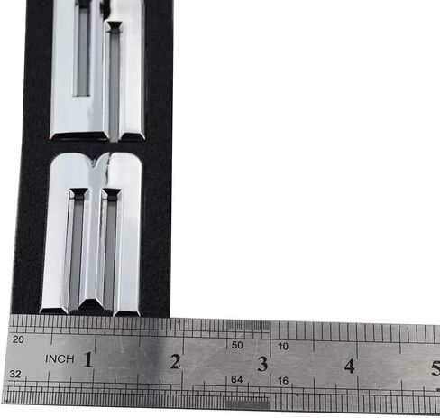 2pcs Matte Black 3500HD 3500 HD Nameplates Emblems Badges Plastic for Gm Silverado Sierra (Matte Black) in Saudi Arabia