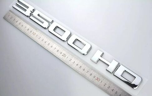 2pcs Matte Black 3500HD 3500 HD Nameplates Emblems Badges Plastic for Gm Silverado Sierra (Matte Black) in Saudi Arabia