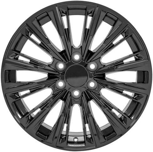 OE Wheels CA93 20 Inch Rim Fits Escalade-V Series Style 6x139.7 20x9 Gloss Black - Hollander 4869 (1) in Saudi Arabia