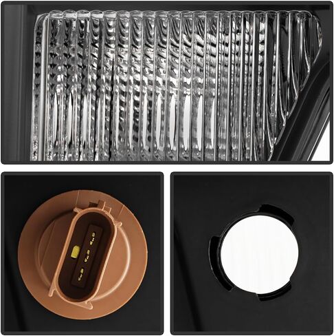 KEEKPO-For 2013-2014 Ford F150 رافعة شاحنة خفيفة لنقل السلع رمادي زخرفة HID/جهاز عرض زينون المصابيح الأمامية المصابيح الأمامية استبدال اليسار + اليمين in Saudi Arabia