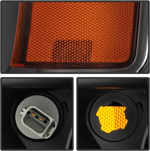 KEEKPO-For 2013-2014 Ford F150 رافعة شاحنة خفيفة لنقل السلع رمادي زخرفة HID/جهاز عرض زينون المصابيح الأمامية المصابيح الأمامية استبدال اليسار + اليمين in Saudi Arabia