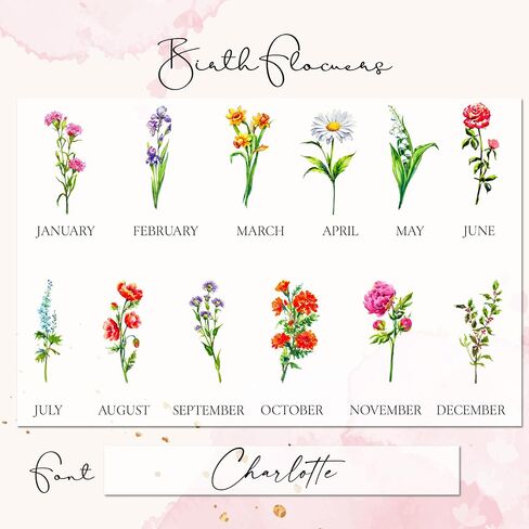 Personalized Birth Flower Jewelry Box with Custom Name – Small Travel Case for Rings Earrings Necklace – Birthday Gift for Her Women Bridesmaid Daughter Sister Friend – Custom Floral Organizer in Saudi Arabia
