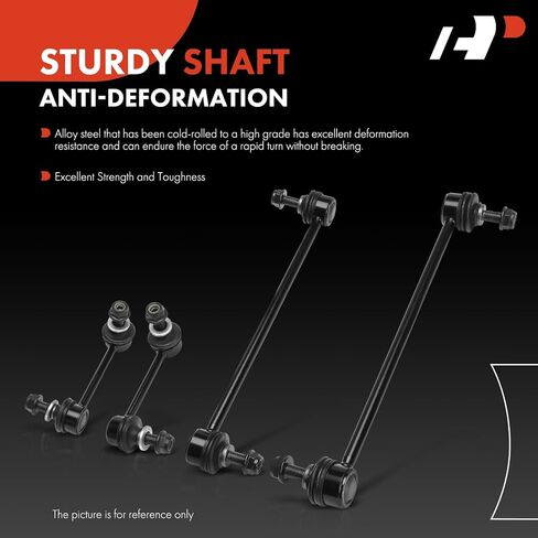 A-Premium Set of 4, Front & Rear Sway Bar Links Stabilizer Bar Links Kit, Compatible with Chrysler 200 2015 2016 2017 in Saudi Arabia