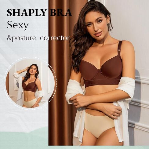 Push Up Bras for Women Daisy Bra Bras for Back Fat Sexy Comfortable Back Smoothing Bra (34B-46DD) in Saudi Arabia