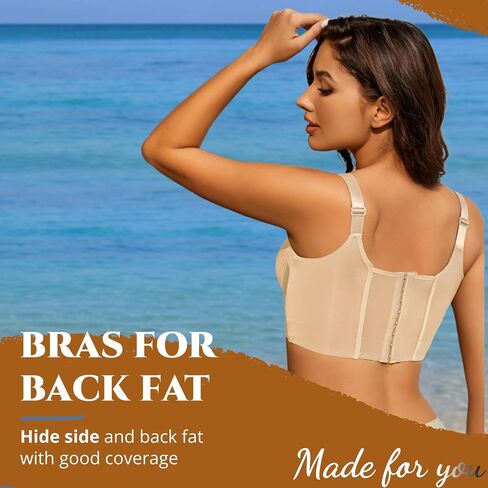 Push Up Bras for Women Daisy Bra Bras for Back Fat Sexy Comfortable Back Smoothing Bra (34B-46DD) in Saudi Arabia