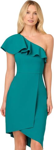 Adrianna Papell Women's Stretch Crepe Short Dress in Saudi Arabia
