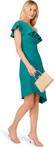 Adrianna Papell Women's Stretch Crepe Short Dress in Saudi Arabia